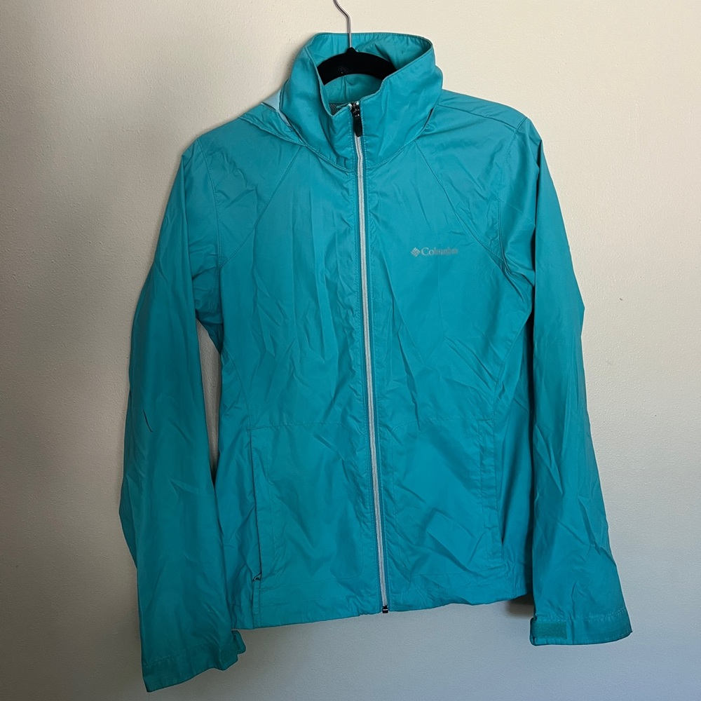 Columbia Blue Windbreaker Jacket